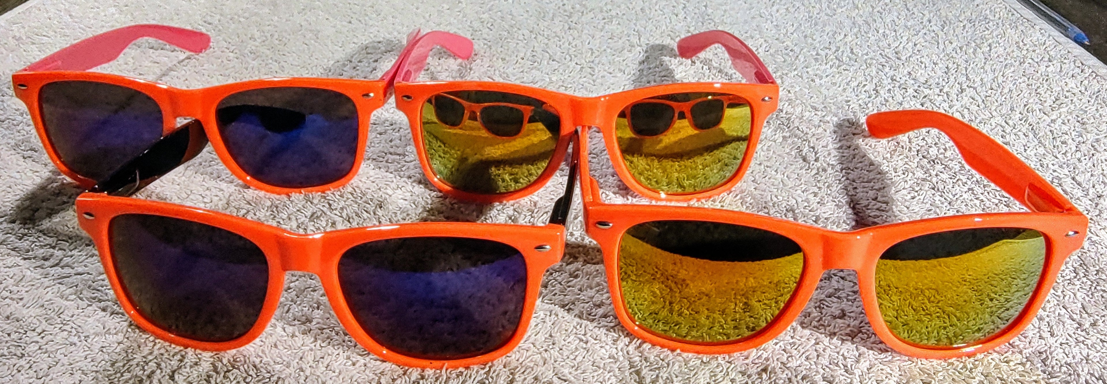 8808 Wayfarer NeonOransje (12 Par)